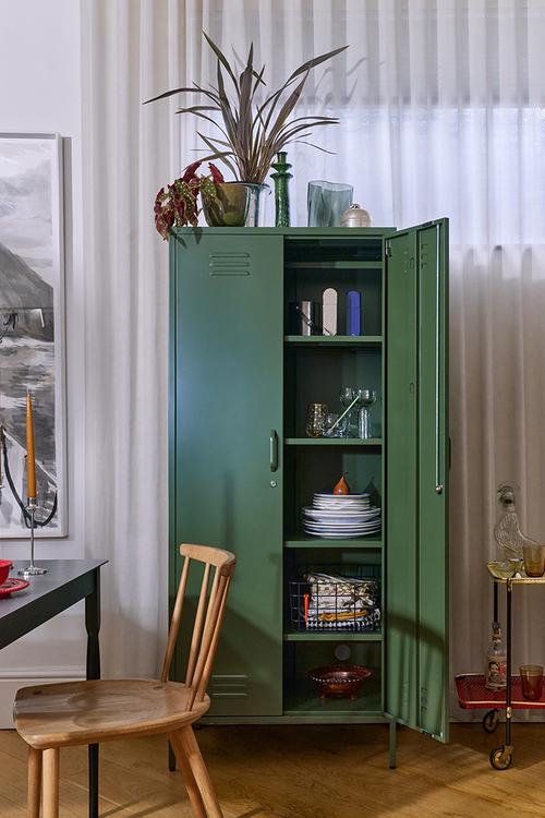 Sugar Cube Double Locker - Dark Olive