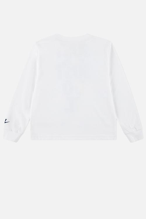 Nike club revealed long sleeve tee - white