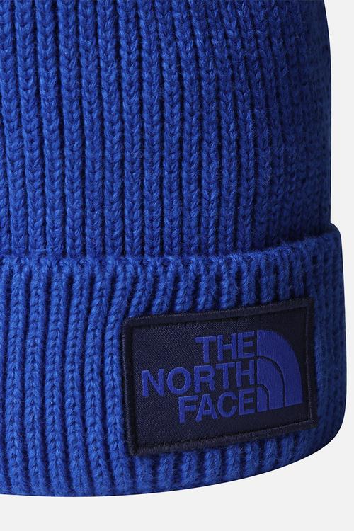 TNF Logo Box Cuffed Beanie - TNF Blue-TNF Blue
