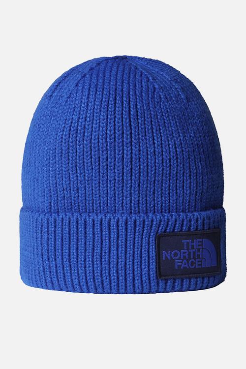 TNF Logo Box Cuffed Beanie - TNF Blue-TNF Blue