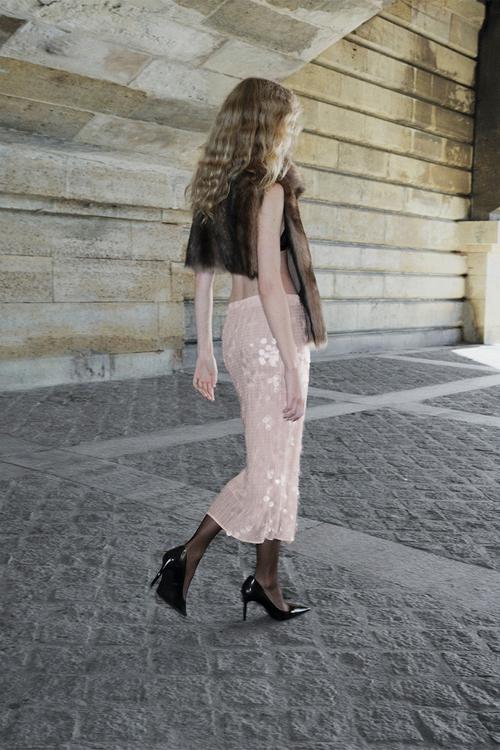 Skirt xjava - light beige