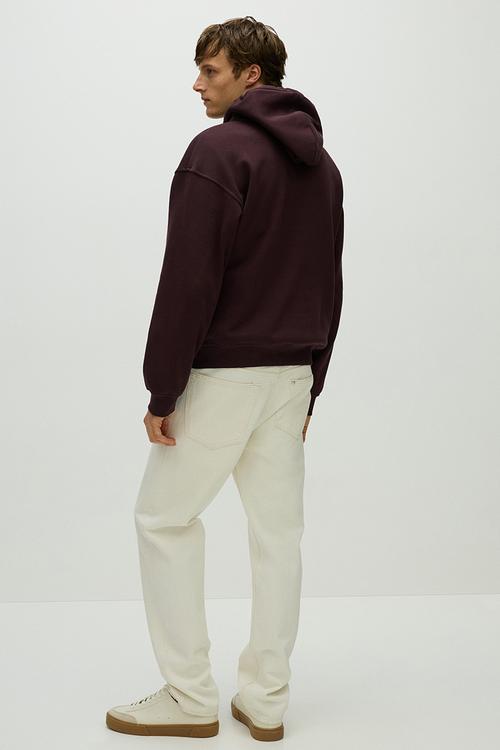 Loose fit hoodie - plum