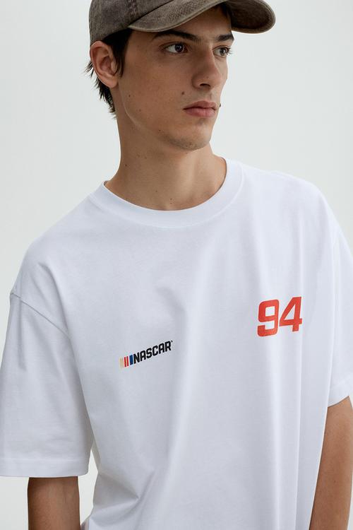 Loose fit t-shirt - white nascar