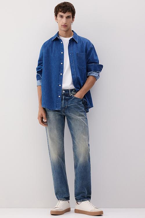 Relaxed jeans - dark denim blue
