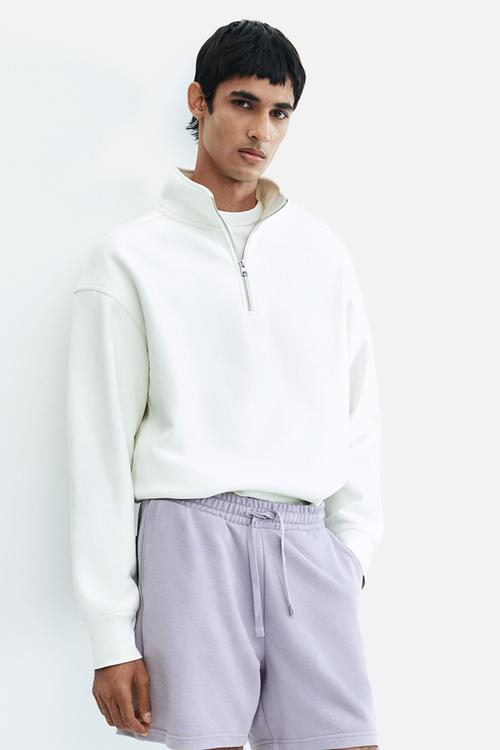 Regular fit sweatshorts - purple