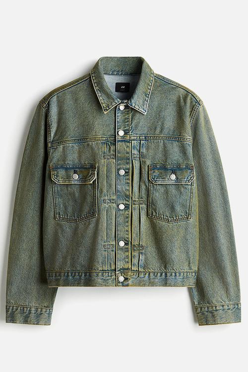 Loose fit denim jacket - denim blue 