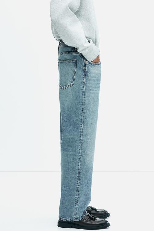 Relaxed jeans - denim blue