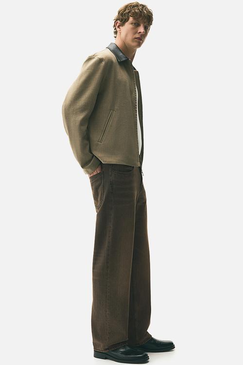 Relaxed jeans - rust brown