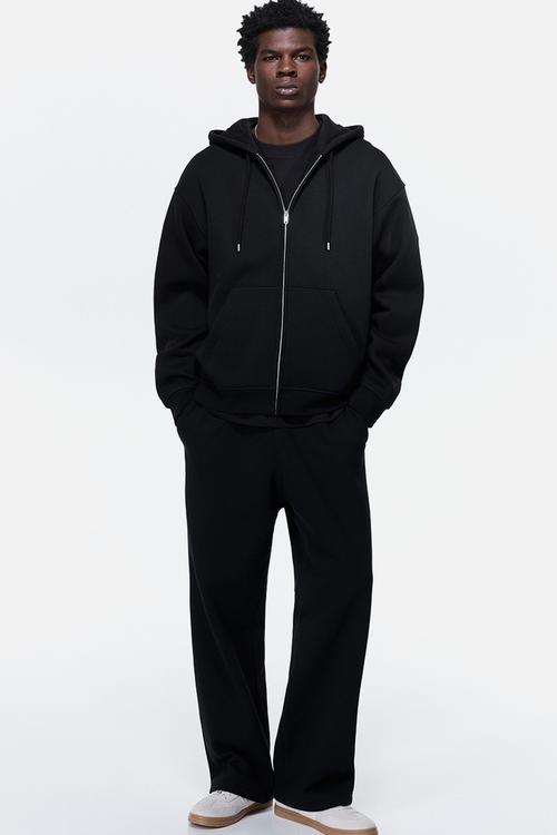 Loose fit sweatpants - black