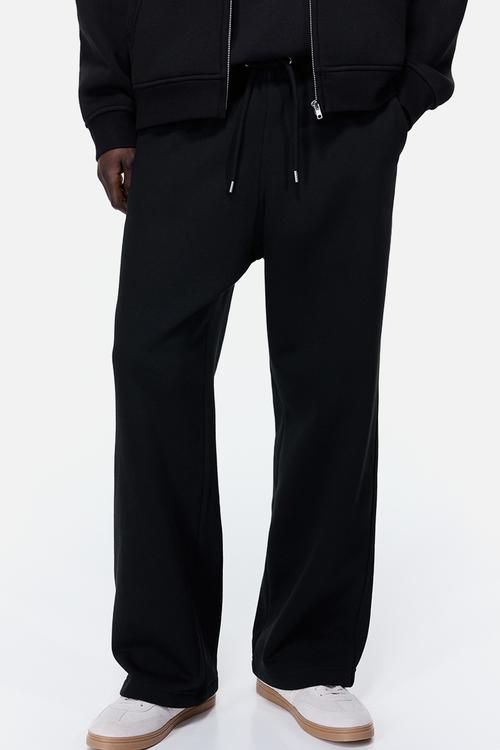 Loose fit sweatpants - black