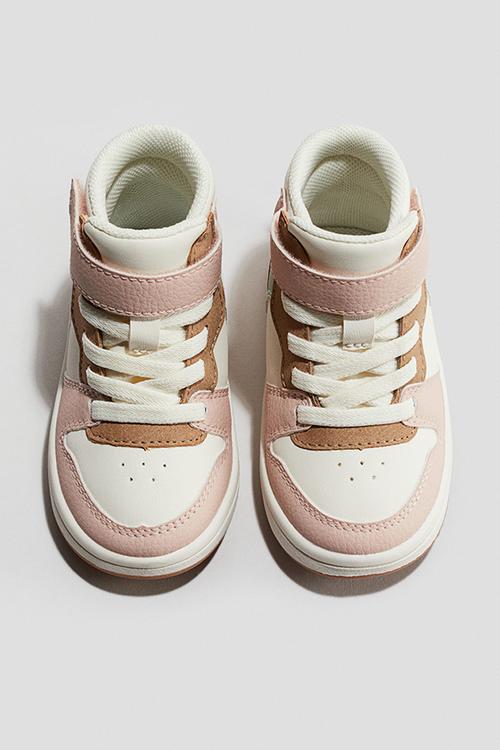 Open-front trainers - light pink/turquoise