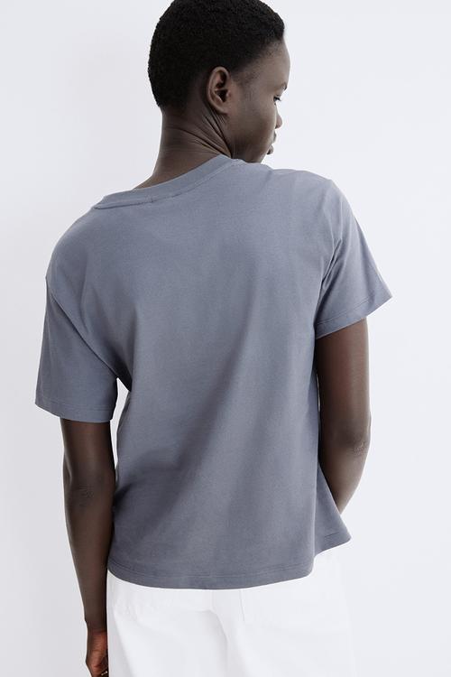Cotton T-shirt - dark grey 