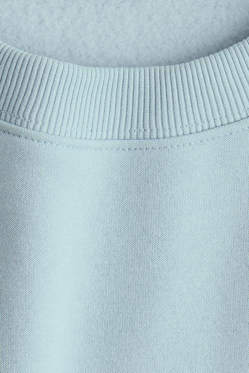 Text-motif sweatshirt - light blue new york