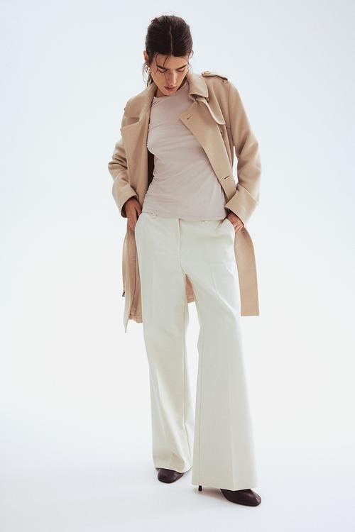Double-breasted trenchcoat - beige