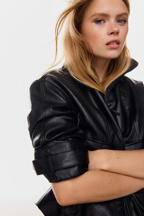 Aviator jacket - black