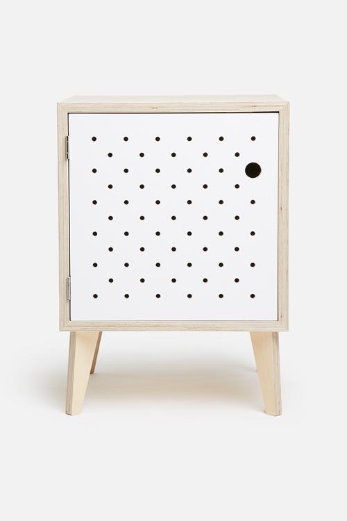Cosmo birch pedestal - white