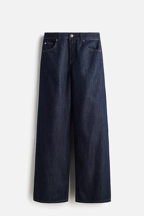 Wide regular jeans - dark denim blue