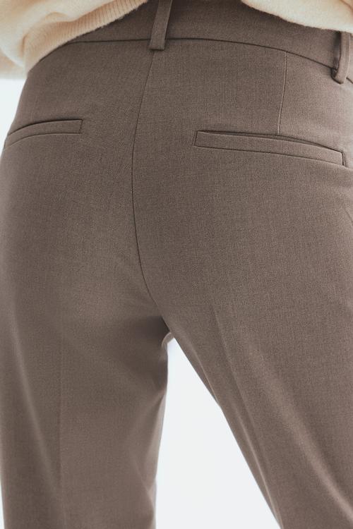 Cigarette trousers - dark mole
