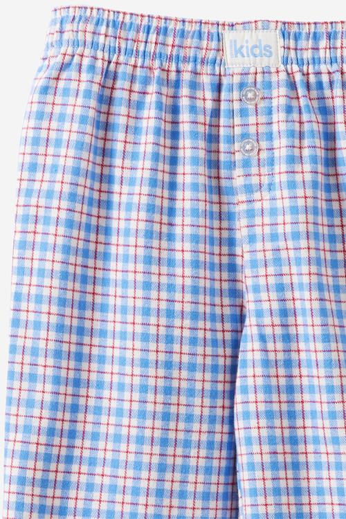 Sleepover Pyjama Pant -Dark Vanilla/Blue Bonnet Check