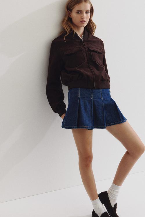 Bomber jacket - dark brown