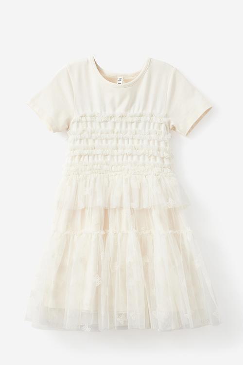 Katelyn Dress Up Dress - Dark Vanilla/Butterfly