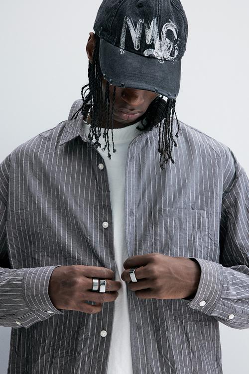 Relaxed fit shirt - grey