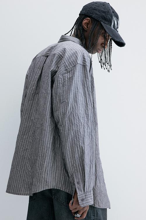 Relaxed fit shirt - grey