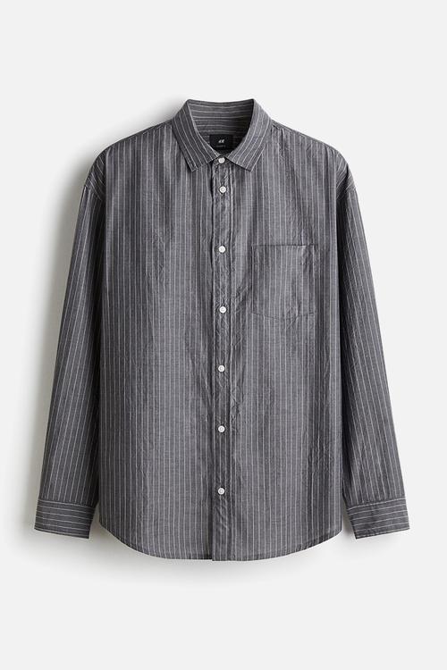 Relaxed fit shirt - grey