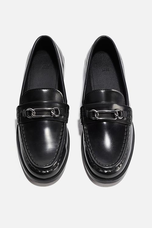 Loafers - navy blue