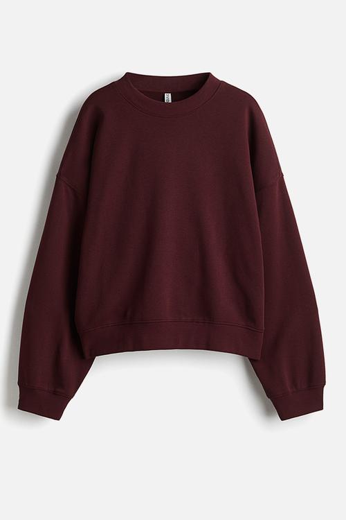 Oversized sweatshirt - burgundy