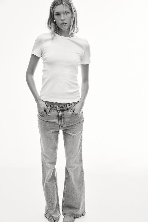 Fitted T-shirt - white