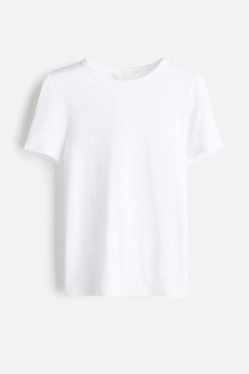 Fitted T-shirt - white