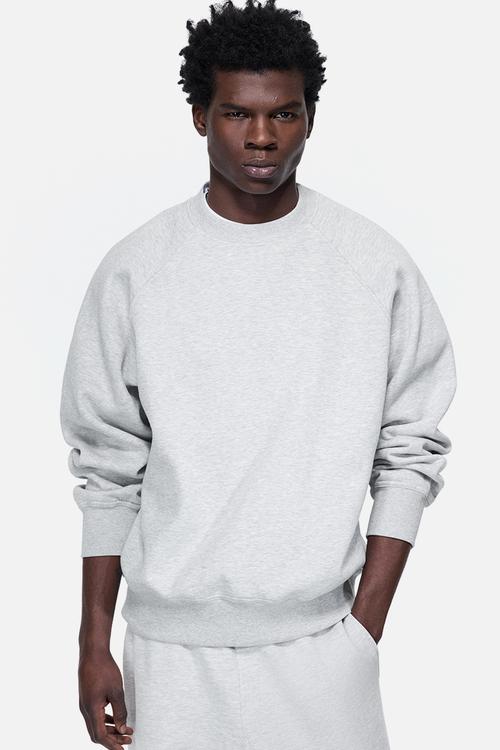 Oversized fit sweatshirt - grey