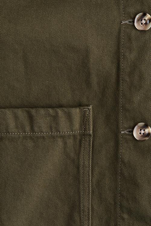 Twill jacket - green