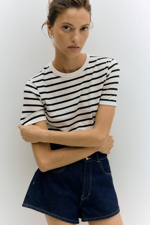 Cotton T-shirt - white