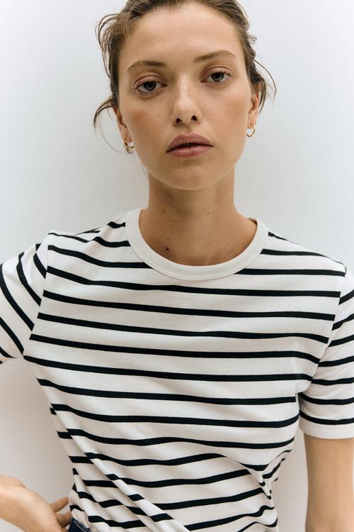 Cotton T-shirt - white