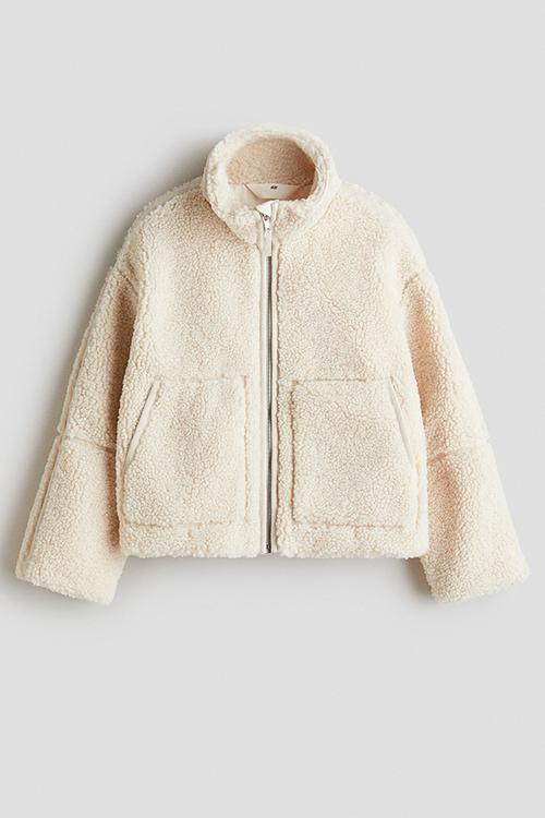 Teddy jacket - cream