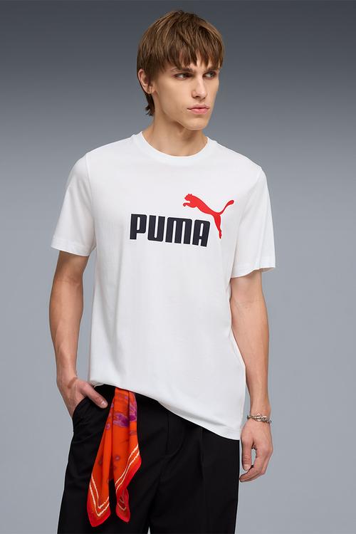 ESS 2 Colour No. 1 Logo Tee - PUMA White-red