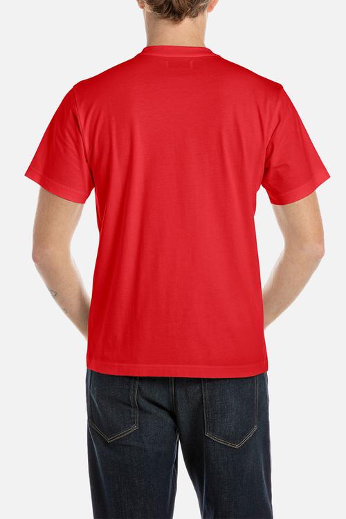 Crew-Neck T-shirt - Heritage Print - Red