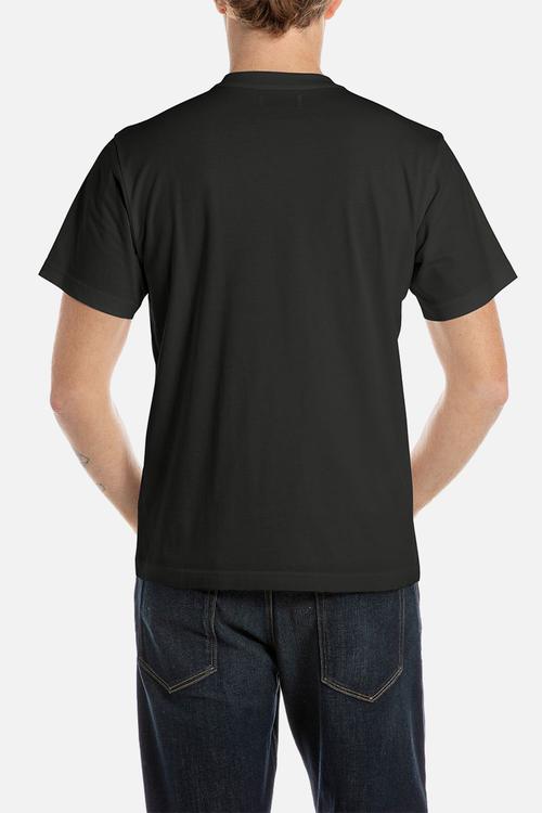 Crew-Neck T-shirt - Heritage Print - Black