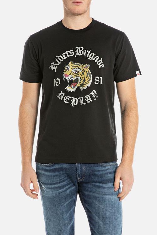 Tiger Graphic T-Shirt – Black