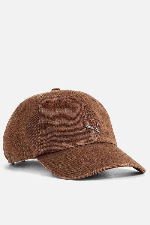 Wardrobe ess metal dad cap- chocolate brown