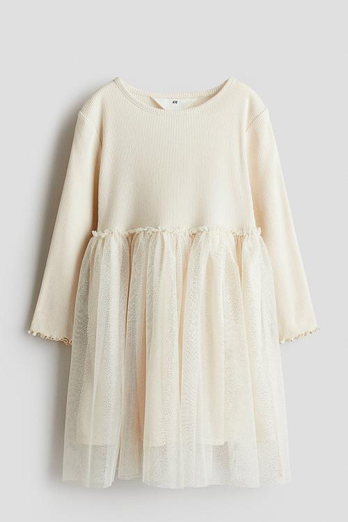 Tulle dress - cream
