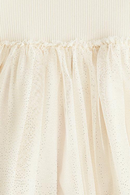 Tulle dress - cream