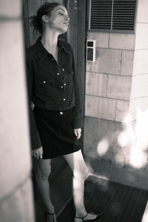 Mini skirt - black