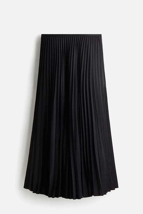 Pleated skirt - black