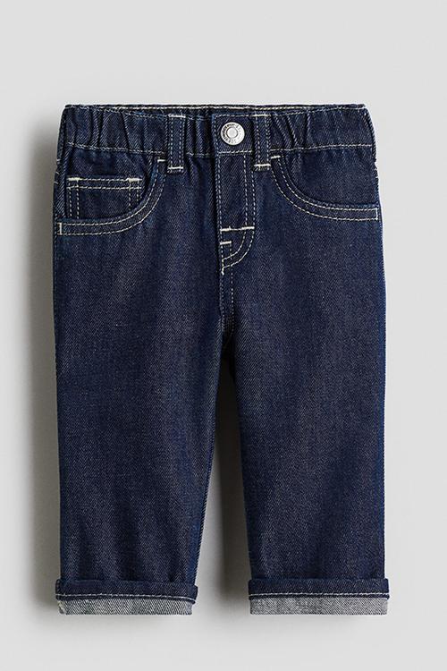 Cotton denim jeans - dark denim blue
