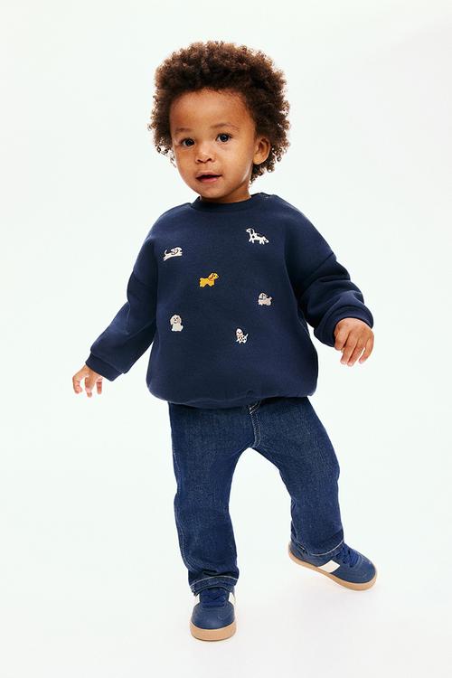 Cotton denim jeans - dark denim blue