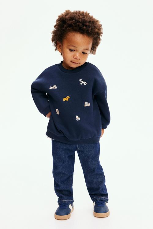 Cotton denim jeans - dark denim blue