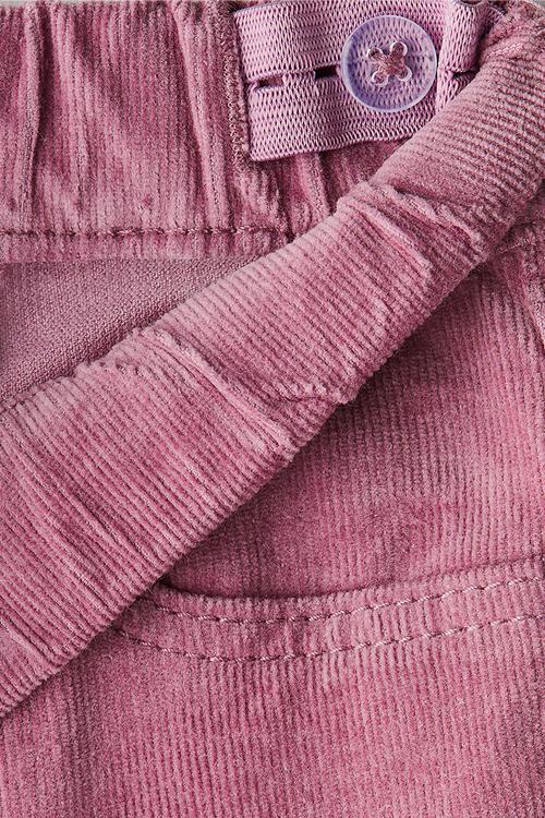 Flared corduroy treggings - pink